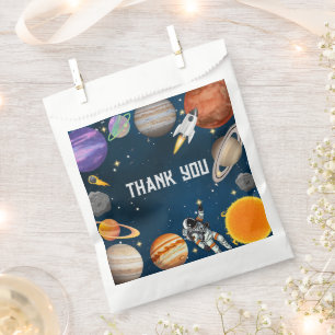 Space Astronaut First Birthday Party Favour Bags