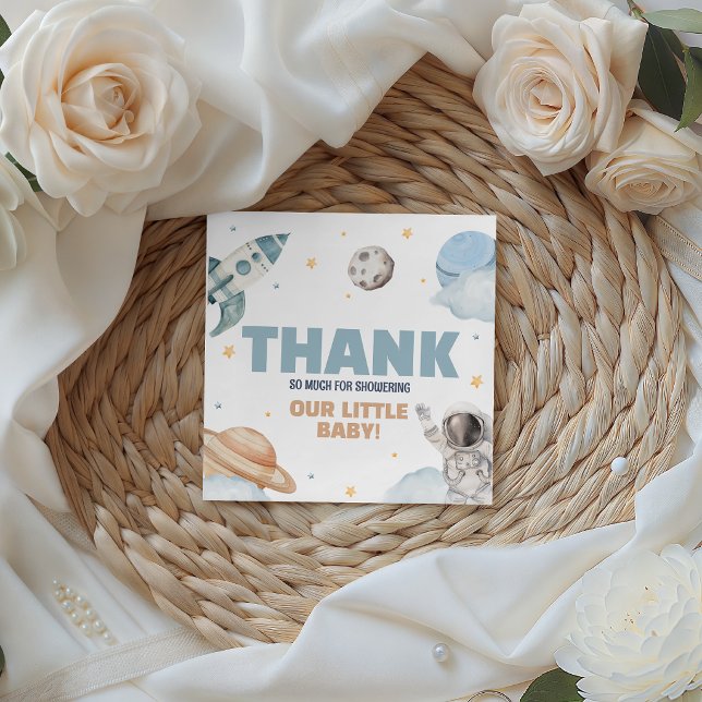 Space Astronaut Galaxy Favour Thank You Tag (Creator Uploaded)