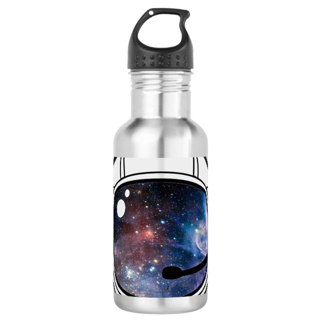 Space Astronaut Helmet 710 Ml Water Bottle (Front)