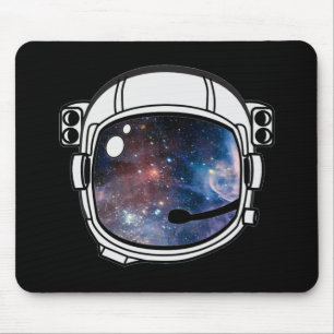 Space Astronaut Helmet Mouse Mat