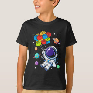 Space Astronaut Master Builder Funny Building Bloc T-Shirt