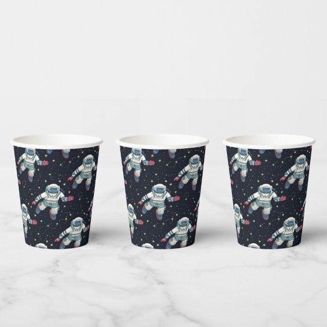 Space Astronaut Paper Cups (Multi)