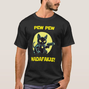 Space Astronaut Pew Madafakas Bombay Cat T-Shirt