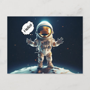 Space Astronaut Postcard