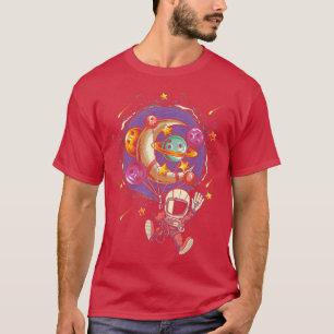 Space Astronaut Spaceman Astronomy Earth Mars All T-Shirt