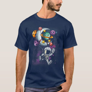 Space Astronaut Spaceman Astronomy Earth Mars Plan T-Shirt