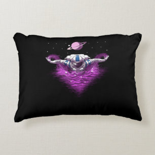 Space Astronaut Swimmer Decorative Cushion
