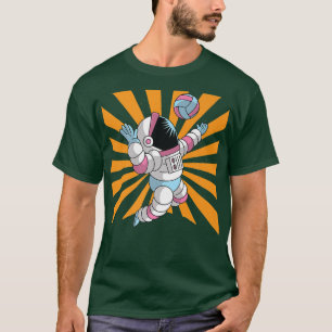 Space Astronaut Volleyball  T-Shirt