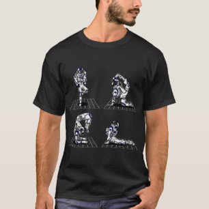 Space Astronaut Yoga T-Shirt