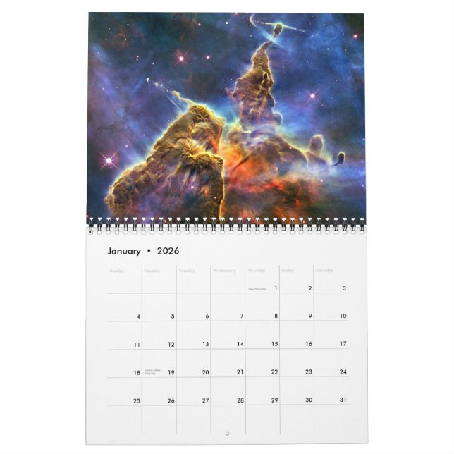 Space Astronomy Calendar 2015 NASA (Jan 2026)