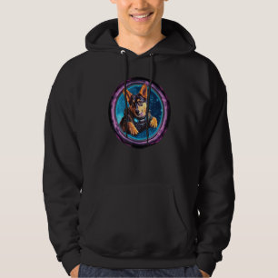 Space Australian Cattle Dog Mom Dad Australian Cat Hoodie