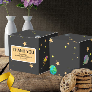 Space Baby Shower, Cosmic Cutie, Gender Neutral Favour Box
