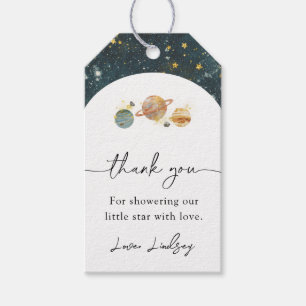 Space Baby Shower Favour Tag   Space Shower