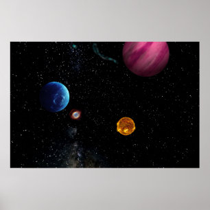 Space Backdrop Poster