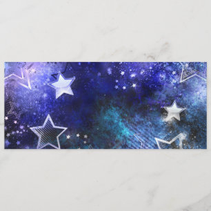 Space Background with Stars Advice Card