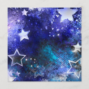 Space Background with Stars Advice Card