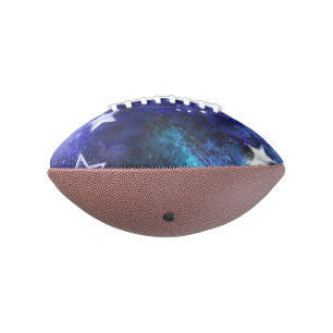 Space Background with Stars American Football