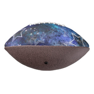 Space Background with Stars American Football