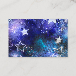 Space Background with Stars Appointment Card
