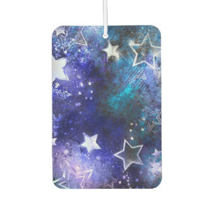Space Background with Stars Car Air Freshener