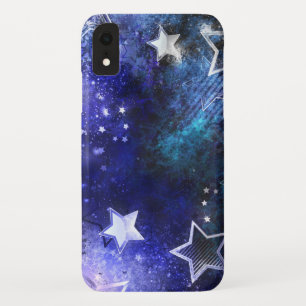 Space Background with Stars iPhone XR Case