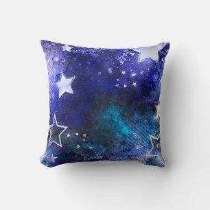 Space Background with Stars Cushion