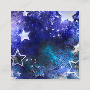 Space Background with Stars Enclosure Card