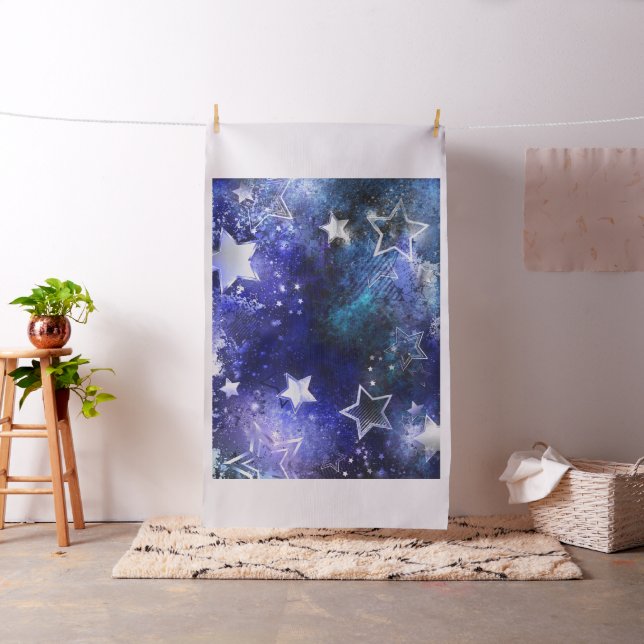 Space Background with Stars Fabric (In Situ)