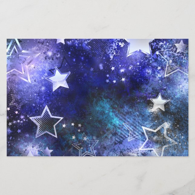 Space Background with Stars Flyer (Front)