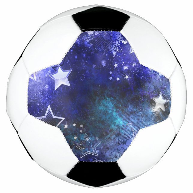 Space Background with Stars Football (Front)