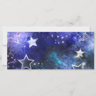 Space Background with Stars Holiday Card