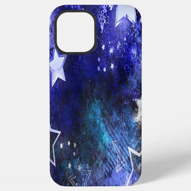 Space Background with Stars iPhone Case (Back)