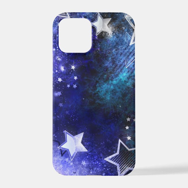 Space Background with Stars iPhone Case (Back)
