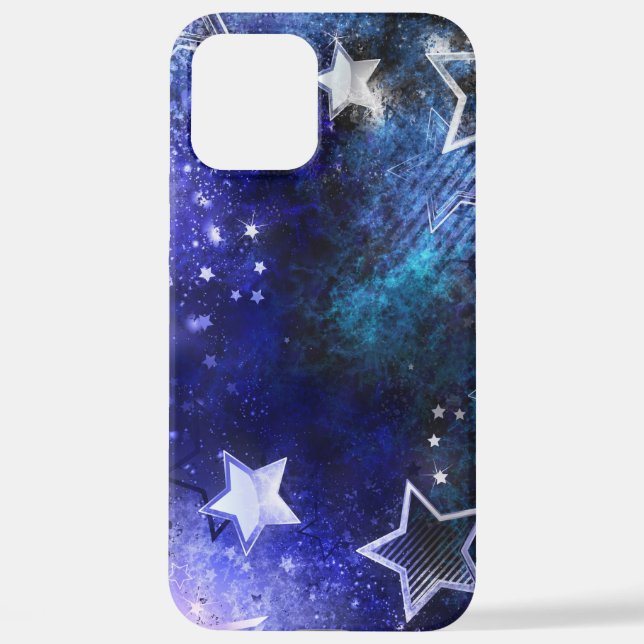 Space Background with Stars iPhone Case (Back)