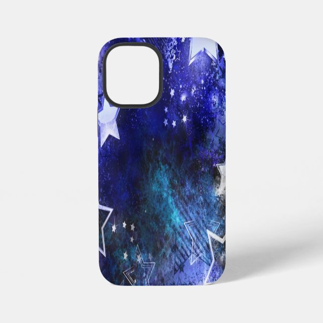 Space Background with Stars iPhone Case (Back)