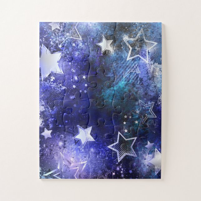 Space Background with Stars Jigsaw Puzzle (Vertical)