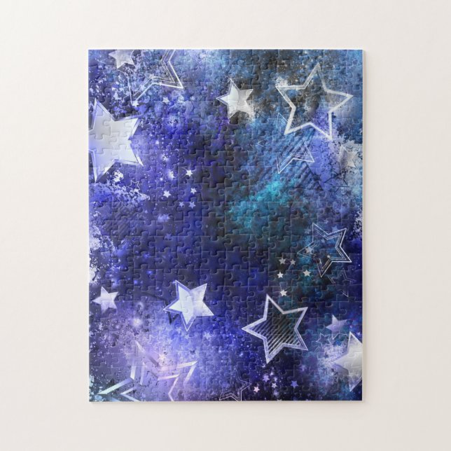 Space Background with Stars Jigsaw Puzzle (Vertical)