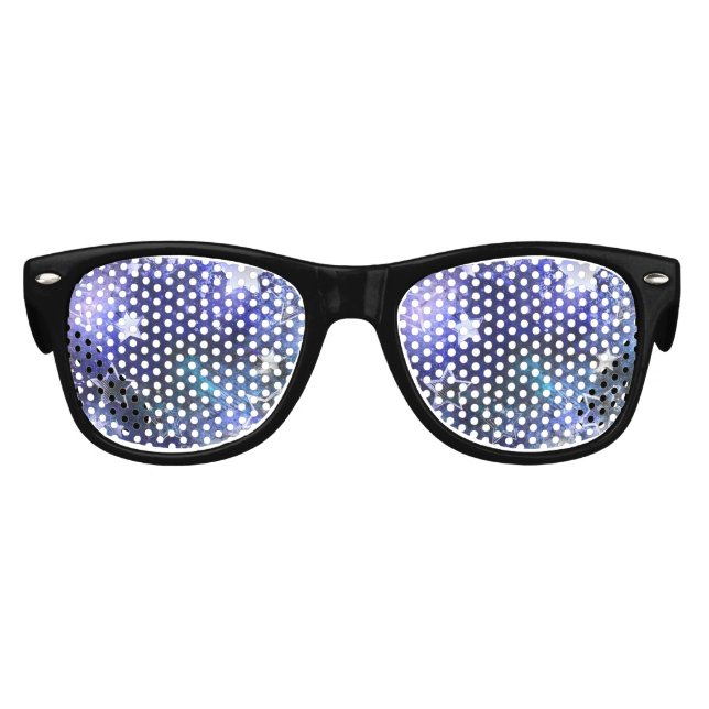 Space Background with Stars Kids Sunglasses (Front)