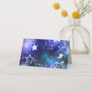 Space Background with Stars Loyalty Card