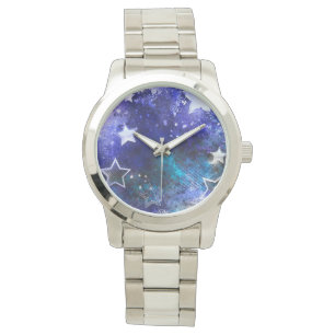 Space Background with Stars Watch