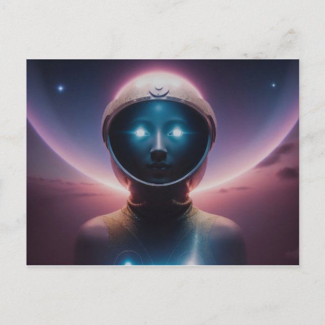 Space Being Postcard (Front)