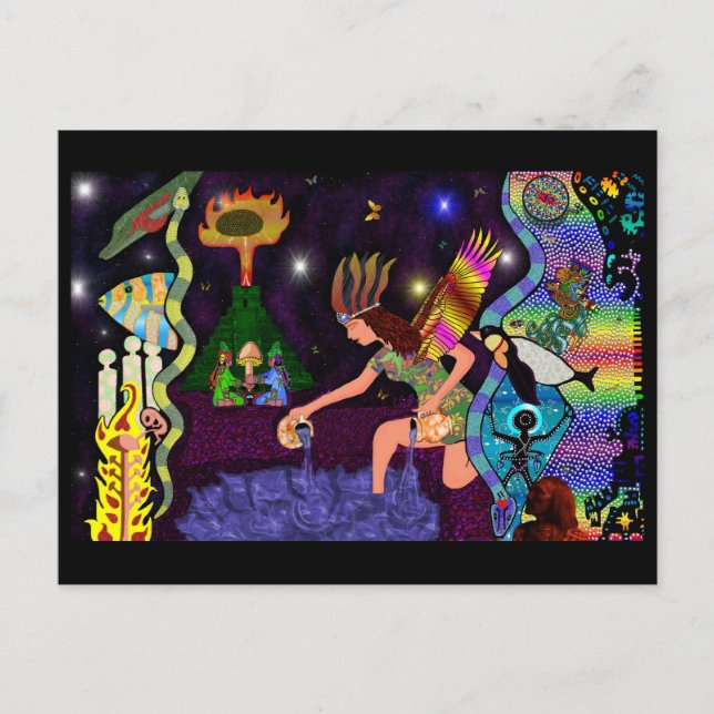 Space between the Stars Postcard (Front)