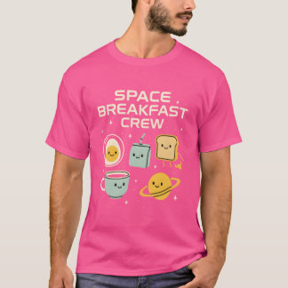 Space Breakfast Crew vintage T-Shirt