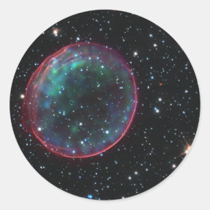 Space Bubble Classic Round Sticker
