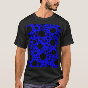 Space Bubble Spots - Blue T-Shirt