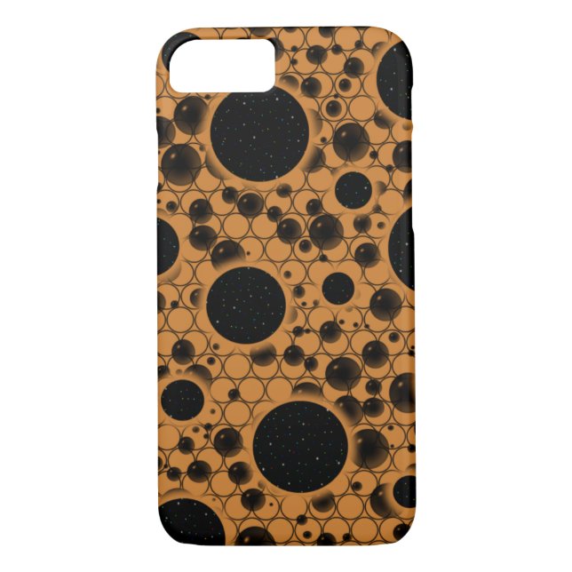 Space Bubble Spots - Bronze Case-Mate iPhone Case (Back)