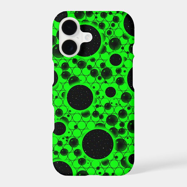 Space Bubble Spots - Green (Back)