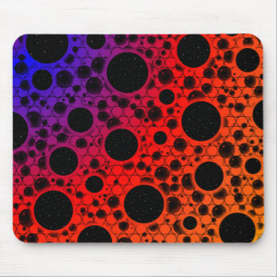 Space Bubble Spots - Heat PBROY Mouse Mat