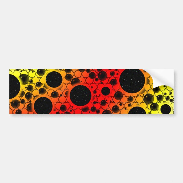 Space Bubble Spots - Heat WYR Bumper Sticker (Front)