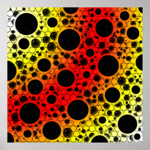 Space Bubble Spots - Heat WYR Poster